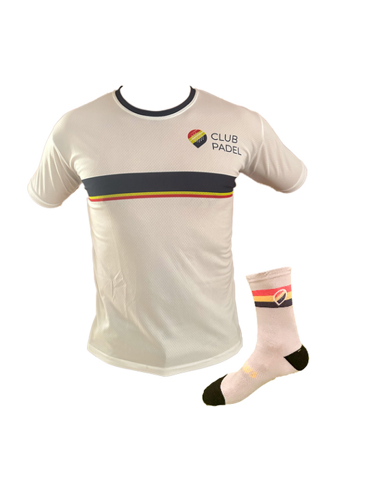 ClubPadel Combo Bundle - Performance T-Shirt and Socks